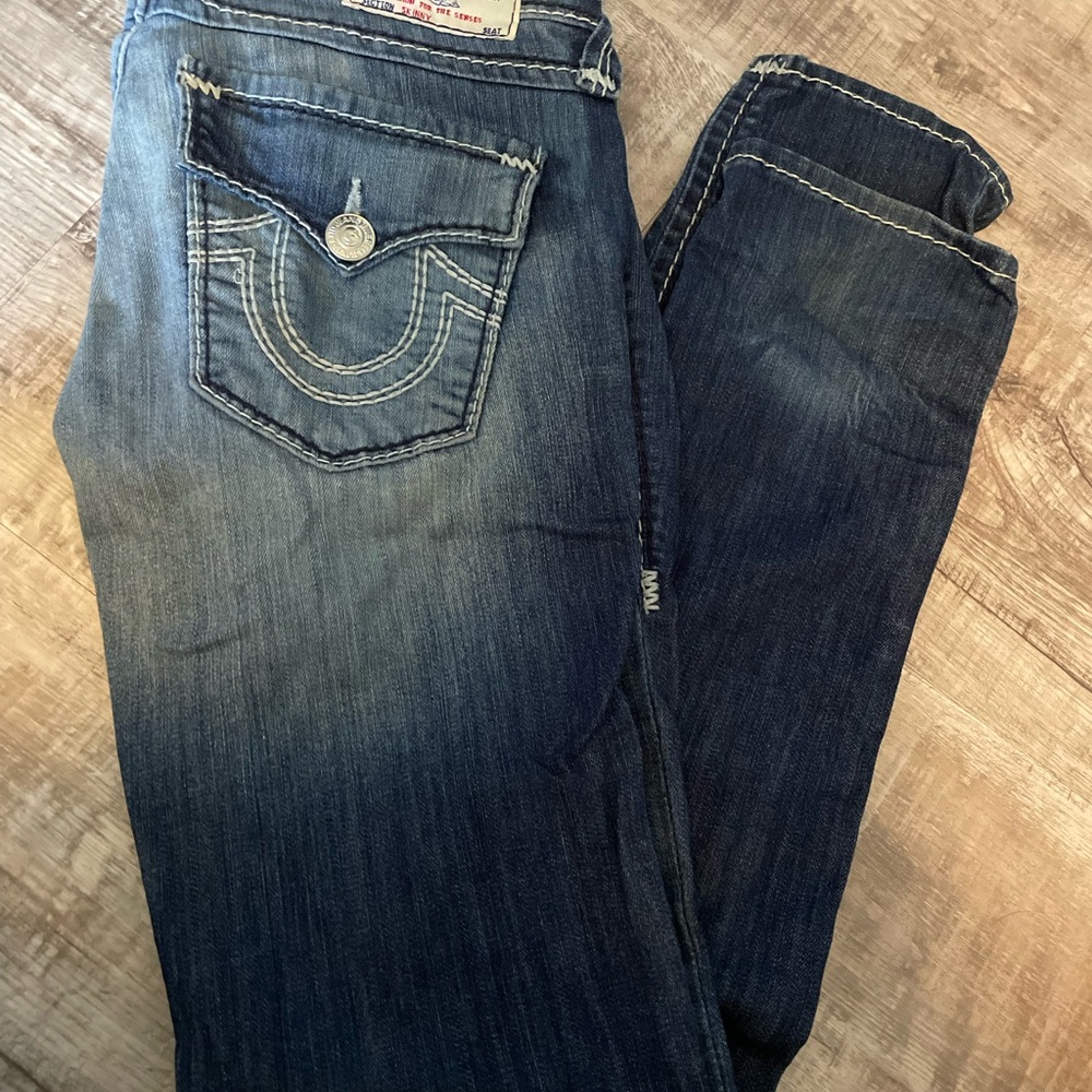True Religion Dark Skinny Jeans